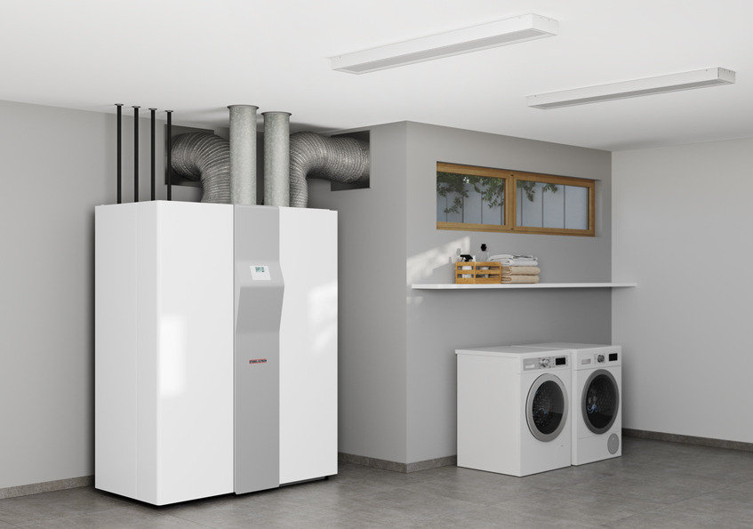 Ventilation system in the utility room